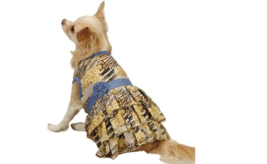 Zack &amp; Zoey Wild Savannah Tiered Dog Dress  small/medium - $14.84