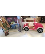 American Girl Doll/Our Generation Girl Doll Camper Trailer And Jeep Play... - £95.19 GBP