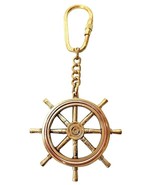 Brass Key Chain- Collectible Marine Nautical Key Rings Steering-Key-Chain - £6.51 GBP