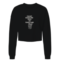 Not Sugar And Spice Womens Cropped Crewneck Sweater - $577.41 MXN