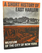 Stewart Donald A Short History Of East Harlem 1st Edition 1st Printing - £36.08 GBP