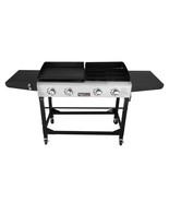 Royal Gourmet 4-Burners Portable Propane Gas Grill and Griddle Combo Bla... - £162.11 GBP