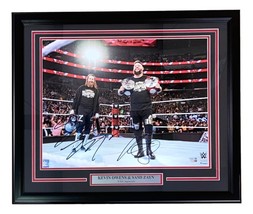 Kevin Owens Sami Zayn Signed Framed 16x20 WWE Photo Fanatics - $290.99
