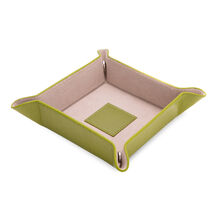 Bey Berk Green &quot;Lizard&quot; Leather Snap Valet with Pig Skin Leather Lining - $732.84 MXN