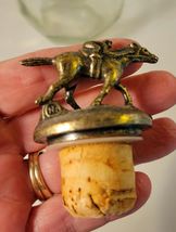 Empty Blanton's Bourbon Bottle with Horse/Jockey Attached to Cork Stopper image 3