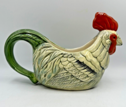 John Derian for Target Stoneware Fall Rooster Gravy Boat NWT - £23.11 GBP