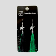 Dallas Stars Earrings Fashion Tassel Style With Team Logo NHL Licensed - NWT - £5.13 GBP
