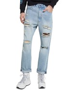 GUESS Relaxed Crop Distressed Studio Vintage Jeans - £22.42 GBP