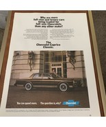 1981 CHEVROLET Caprice Classic Sedan Vintage Original Print AD Brown car... - $8.59