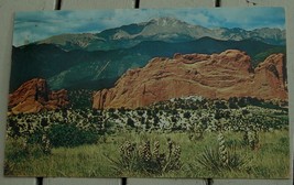 Vintage Color Photo Postcard Pikes Peak, Colorado, USED, VGC - £2.28 GBP