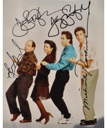 SEINFELD CAST SIGNED PHOTO X4 - Jerry Seinfeld +++ w/COA - £597.05 GBP