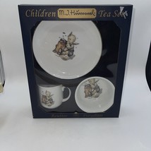 M.J. Hummel Childrens Tea Set Germany 3 Pc Childrens Tea Set  Honey Lovers New - £11.85 GBP