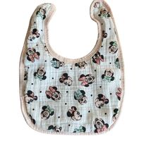 Aden Anais Disney Baby Minnie Mouse Drool Bib Cotton Pink Blue Baby Girl... - $184.34 MXN