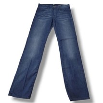 7 For All Mankind Jeans Size 31 W32&quot; x L32&quot; Slimmy Jeans Slim Straight L... - £31.06 GBP