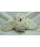 Folkmanis NICE WHITE SNOWY OWL HAND PUPPET 10&quot; Plush STUFFED ANIMAL Toy - $24.74