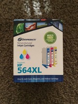 Inkjet Cartridge for HP 564XL High Yield CMY Color Ink 3-Pack Dataproduc... - $34.60