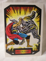 1987 Marvel Comics Colossal Conflicts Trading Card #17: Destroyer - $6.00