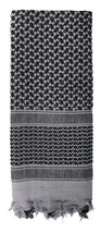 Grey Rothco Shemagh Heavyweight Tactical Desert Keffiyeh Scarf 100% Cott... - $351.48 MXN