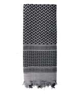 Grey Rothco Shemagh Heavyweight Tactical Desert Keffiyeh Scarf 100% Cott... - $354.81 MXN