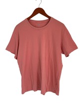 UNIQLO 100% Cotton Tee Salmon Pink Short Sleeve T-Shirt Size XLarge - $14.84