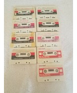 Realistic C-60 60 min. Cassette Tapes Used 9 pc. lot rare vintage - £18.99 GBP