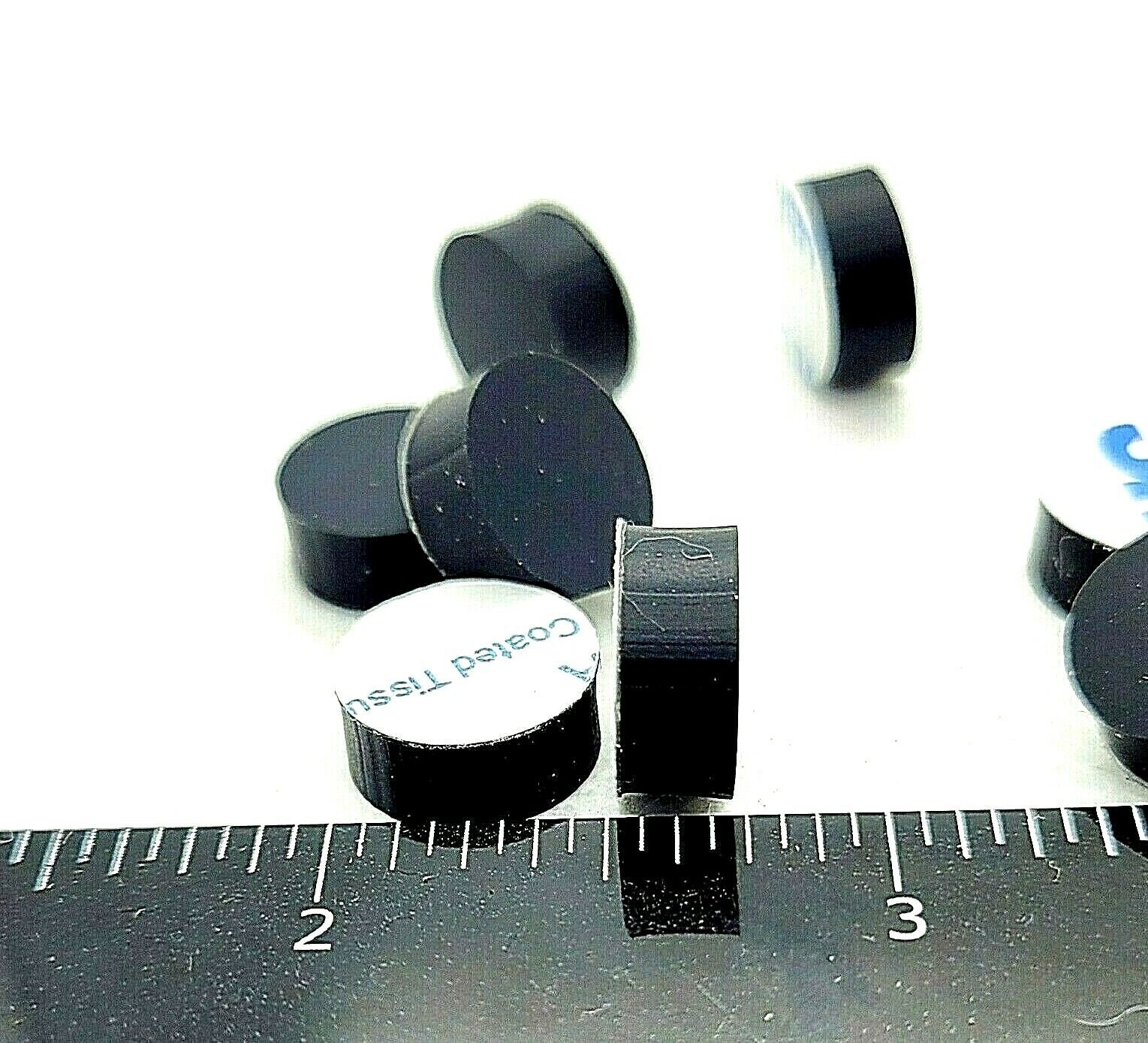 13mm Round Stick on Rubber Bumper Feet 5mm Thick Spacers 3M Backed Foot ... - $14.25+