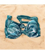 Palm leaves tropical Tommy Bahama 34B Halter Bikini Top Swimsuit Underwired - $30.56 CAD