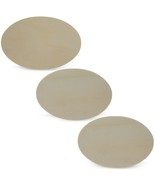 3 Unfinished Wooden Ovals Shapes Cutouts DIY Crafts 4.3 Inches - £15.13 GBP