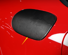 100% Real Carbon Fiber Gas Cap Fuel Door Trim Cover For 2015-2020 Porsche Macan - £61.62 GBP