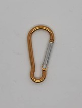 NC Aluminum Keychain Carabiner Spring Clip D Shape Hook Durable Sport - £19.42 GBP