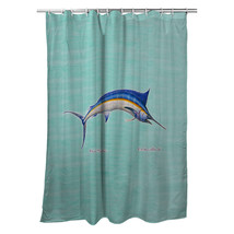 Betsy Drake Blue Marlin Shower Curtain - £87.04 GBP