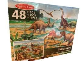 Melissa &amp; Doug 48 Piece Floor Puzzle Dinosaurs 3ft X 2ft New  - €30,45 EUR