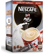 Nescafe 3 In 1 Milky Instant Coffee Mix 24 Sticks x 20 g 2 Packs Fast Sh... - £40.55 GBP