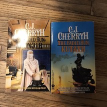 Lot of 2 C.J. Cherryh Science Fiction Novels -- Faded Sun -- Vintage Paperback - £3.82 GBP
