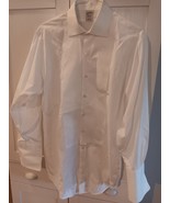 BROOKS BROTHERS MENS WHITE L/S FRENCH CUFF TUXEDO SHIRT SLIM FIT  16 1/2... - $33.82 CAD