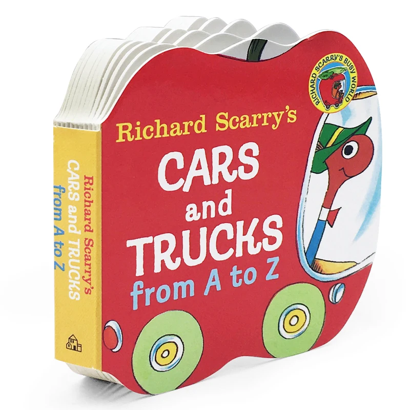 English Alphabet Picture Book Richard Scarry&#39;s Cars and Trucks From A To Z Baby - £13.06 GBP