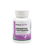 Dynamic Enzymes Restore Activ Serrapeptase&amp; Nattokinase Systemic Enzymes... - $19.89 CAD