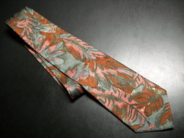 Ermenegildo Zegna Neck Tie Silk Tie Made in Italy Browns Pinks Kilgore Trout - £10.14 GBP