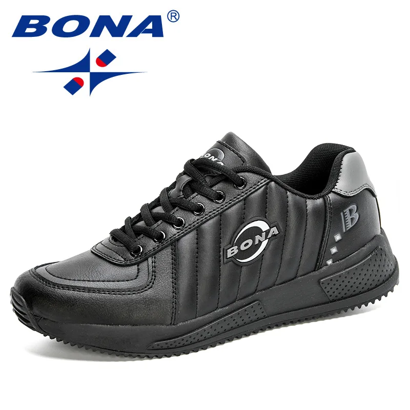 BONA 2024 New Designers Action Leather Running Shoes Men  Shoes Man Outdoor Tren - £175.14 GBP