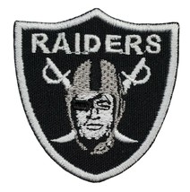 Oakland Raiders NFL Football Super Bowl Embroidered Iron On Patch 1.85&quot; ... - £3.90 GBP