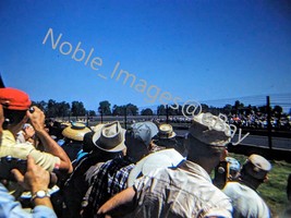 1961 Indy 500 Race Fans in Grandstands Indianapolis Kodachrome 35mm Slide - £4.35 GBP