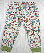 The Grinch Christmas Pajama Bottoms Pants Mens 3XL Dr Seuss Button Fly - $24.70