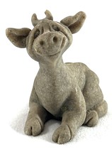Quarry Critters Clover The Cow Figurine Second Nature Designs - $22.23 CAD