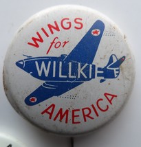 Wendell Willkie 1940 Presidential Button + Humphrey 60&#39;S + Chester Arthur For Pr - £23.52 GBP