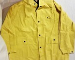 WEB TEX ONGUARD YELLOW XX LARGE 28&quot; X 31&quot; COLLARED 6 BUTTON WET RAIN SUI... - $19.43