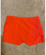 BCBG MaxAzria Size Large L Red asymmetric Mini Skirt Y2K pockets - £25.93 GBP