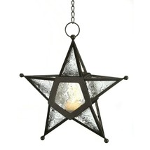 Clear Glass Star Lantern - $15.83