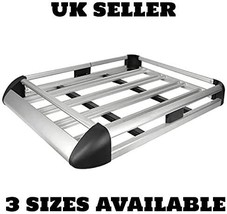 LARGE Universal ROOF RACK Tray Platform Carrier Aerodynamic Luggage Rack... - $156.28