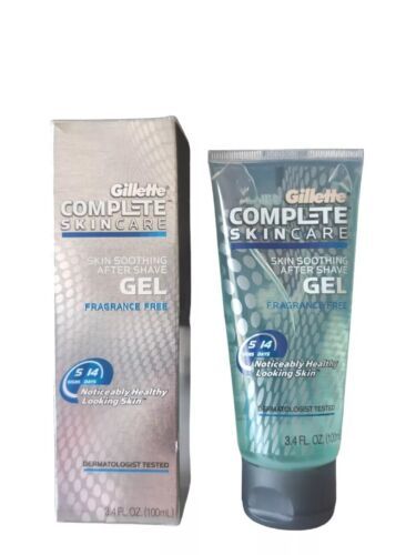 Gillette Complete Skin Care After Shave Gel Fragrance Free Moisturizer Clean 3.4 - $38.61