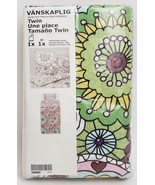 Ikea Vanskaplig Twin Duvet Cover 64x86&quot; Pillowcase 20x30 100% Cotton 146... - $59.35